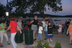 june2005-147 -Noisy Neighbors Band at Pewaukee Waterfront Wednesday's
